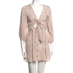 Faithfull the Brand Tie Front Dress